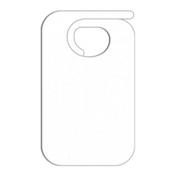 Bavoir blanc adulte 36 x 60...