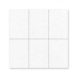 Serviette cocktail blanche...