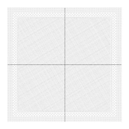 Serviette de table blanche
45 x 45
(papier ouate 4 plis) 