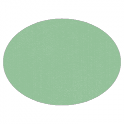 Set de table uni 
ovale 28 x 39.5
(non tissé 72 gr aspect peau de pêche) couleur:Pistache