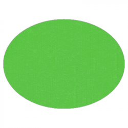 Set de table uni 
ovale 28 x 39.5
(non tissé 72 gr aspect peau de pêche) couleur:Pomme