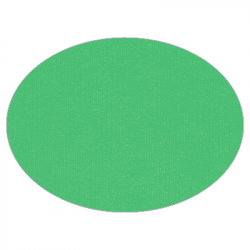 Set de table uni 
ovale 28 x 39.5
(non tissé 72 gr aspect peau de pêche) couleur:Chlorophylle