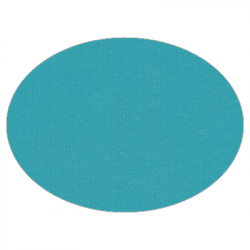 Set de table uni 
ovale 28 x 39.5
(non tissé 72 gr aspect peau de pêche) couleur:Turquoise