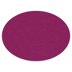 Set de table uni 
ovale 28 x 39.5
(non tissé 72 gr aspect peau de pêche) couleur:Prune