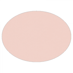 Set de table uni 
ovale 28 x 39.5
(non tissé 72 gr aspect peau de pêche) couleur:Rose pâle