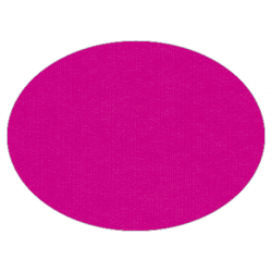 Set de table uni 
ovale 28 x 39.5
(non tissé 72 gr aspect peau de pêche) couleur:Rose framboise