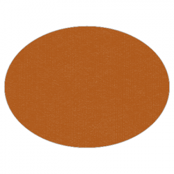 Set de table uni 
ovale 28 x 39.5
(non tissé 72 gr aspect peau de pêche) couleur:Cognac