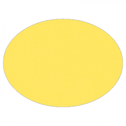 Set de table uni 
ovale 28 x 39.5
(non tissé 72 gr aspect peau de pêche) couleur:Jaune d'or