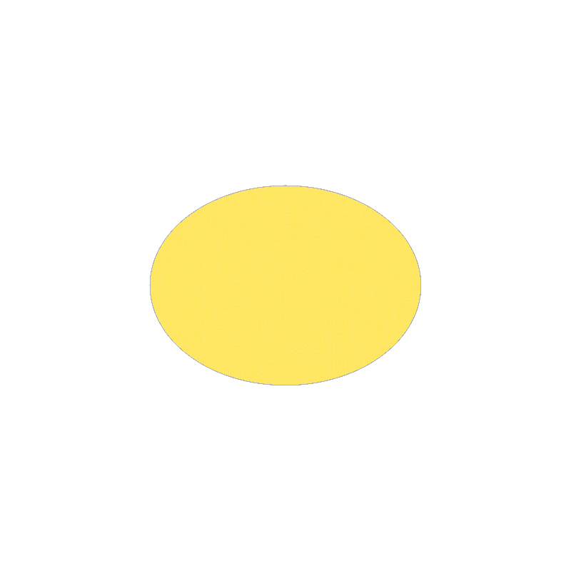 Set de table uni 
ovale 28 x 39.5
(non tissé 72 gr aspect peau de pêche) couleur:Jaune d'or