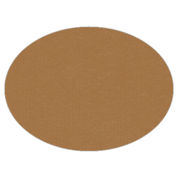 Set de table uni 
ovale 28 x 39.5
(non tissé 72 gr aspect peau de pêche) couleur:Havane