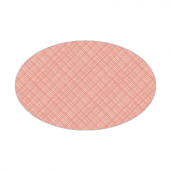 Set de table textilisé 
ovale 21 x 33 
(non tissé 72 gr aspect peau de pêche) couleur:Tarama