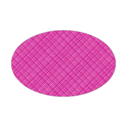 Set de table textilisé 
ovale 21 x 33 
(non tissé 72 gr aspect peau de pêche) couleur:Rose framboise