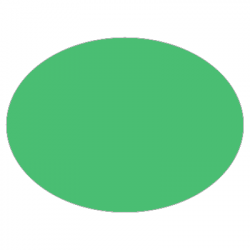 Set de table uni
ovale 28 x 39.5 
(antidérapant) couleur:Chlorophylle