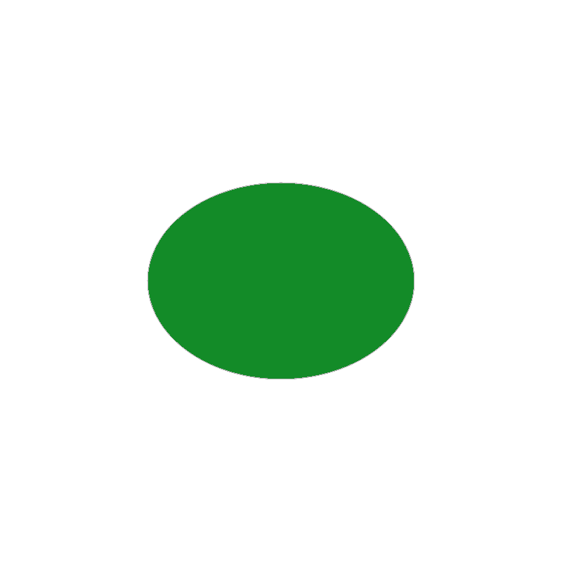 Set de table uni
ovale 28 x 39.5 
(antidérapant) couleur:Vert