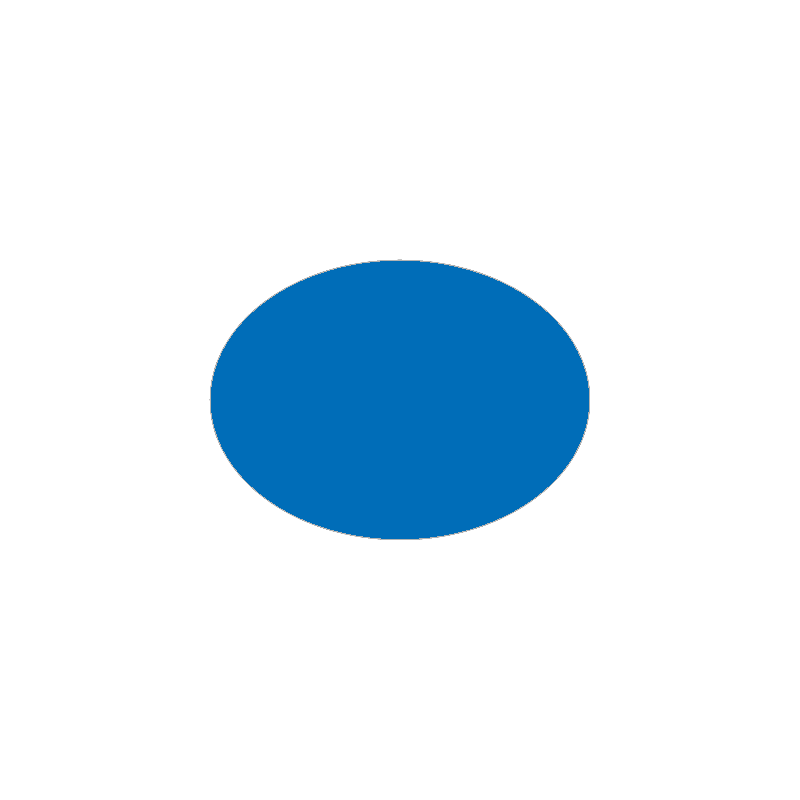 Set de table uni
ovale 28 x 39.5 
(antidérapant) couleur:Bleu roi