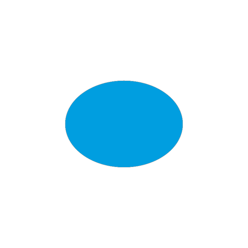 Set de table uni
ovale 28 x 39.5 
(antidérapant) couleur:Bleu lagon