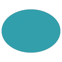 Set de table uni
ovale 28 x 39.5 
(antidérapant) couleur:Turquoise