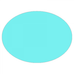 Set de table uni
ovale 28 x 39.5 
(antidérapant) couleur:Bleu givré