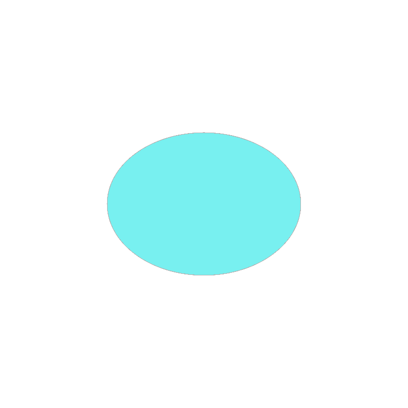 Set de table uni
ovale 28 x 39.5 
(antidérapant) couleur:Bleu givré