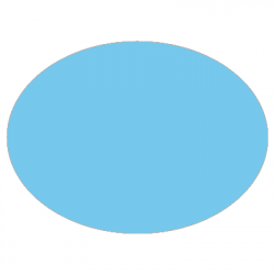 Set de table uni
ovale 28 x 39.5 
(antidérapant) couleur:Bleu azur