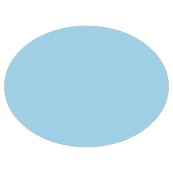 Set de table uni
ovale 28 x 39.5 
(antidérapant) couleur:Bleu ciel