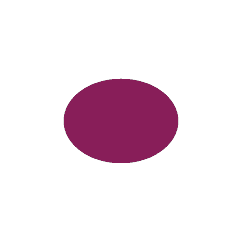 Set de table uni
ovale 28 x 39.5 
(antidérapant) couleur:Prune