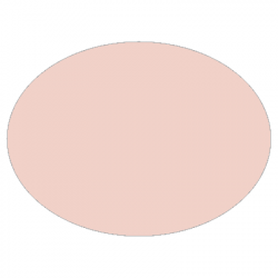 Set de table uni
ovale 28 x 39.5 
(antidérapant) couleur:Rose pâle