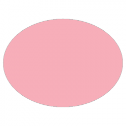 Set de table uni
ovale 28 x 39.5 
(antidérapant) couleur:Rose clair