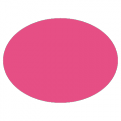 Set de table uni
ovale 28 x 39.5 
(antidérapant) couleur:Rose