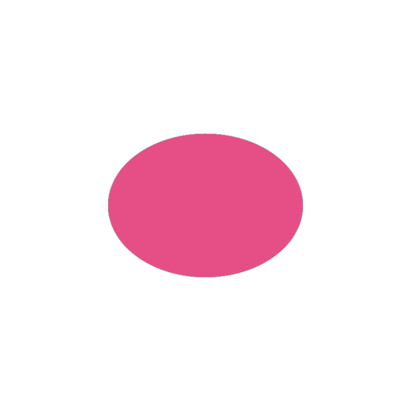 Set de table uni
ovale 28 x 39.5 
(antidérapant) couleur:Rose