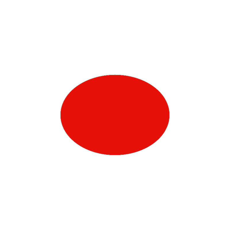 Set de table uni
ovale 28 x 39.5 
(antidérapant) couleur:Rouge