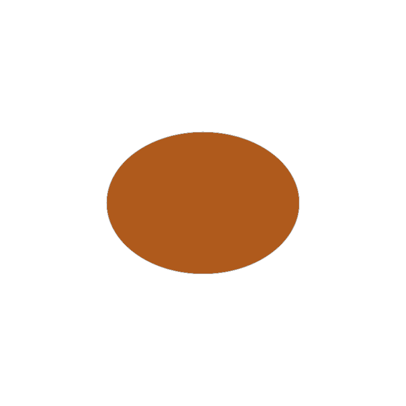 Set de table uni
ovale 28 x 39.5 
(antidérapant) couleur:Cognac