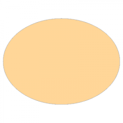 Set de table uni
ovale 28 x 39.5 
(antidérapant) couleur:Pêche
