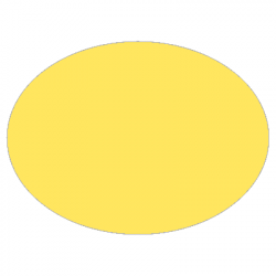 Set de table uni
ovale 28 x 39.5 
(antidérapant) couleur:Jaune d'or