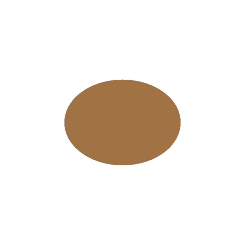 Set de table uni
ovale 28 x 39.5 
(antidérapant) couleur:Havane