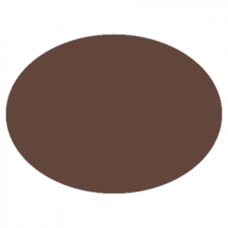 Set de table uni
ovale 28 x 39.5 
(antidérapant) couleur:Chocolat