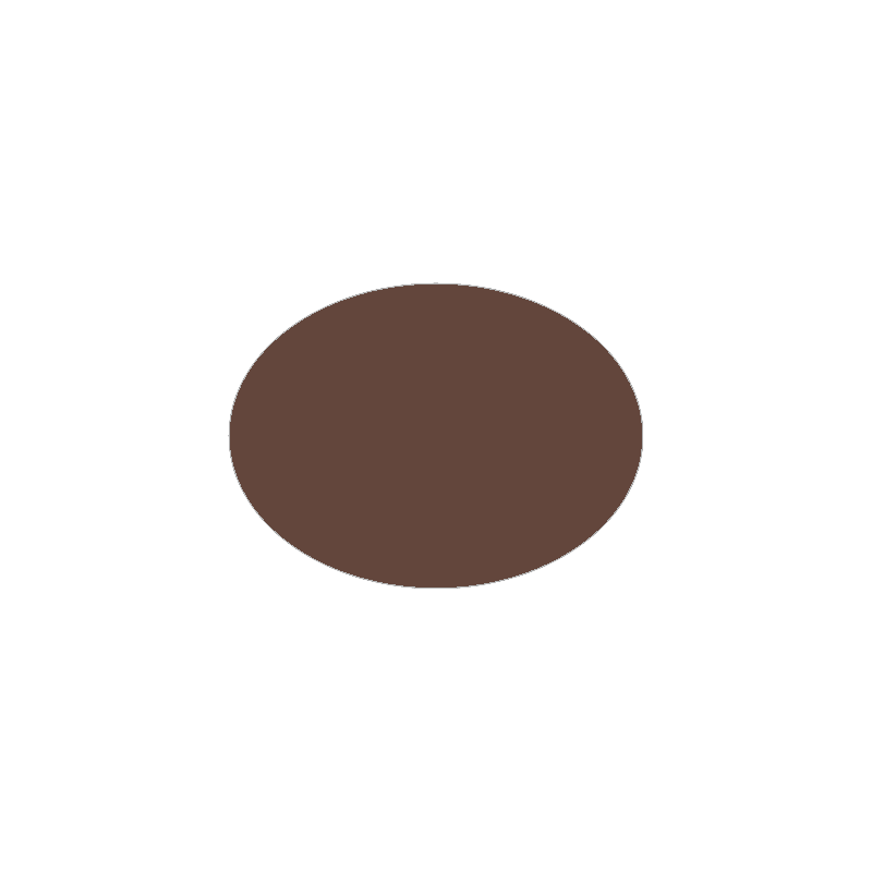 Set de table uni
ovale 28 x 39.5 
(antidérapant) couleur:Chocolat