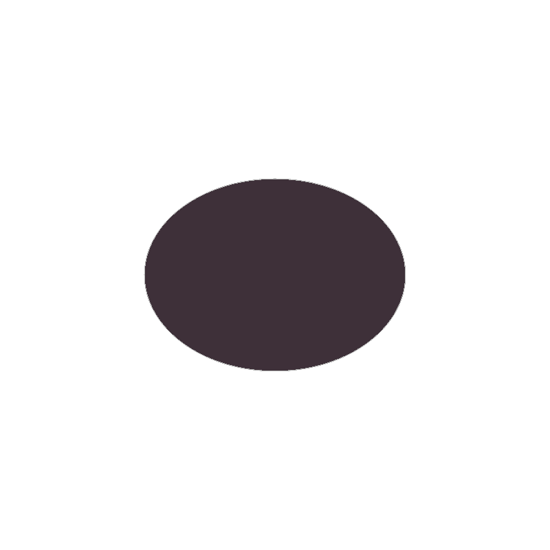 Set de table uni
ovale 28 x 39.5 
(antidérapant) couleur:Cacao