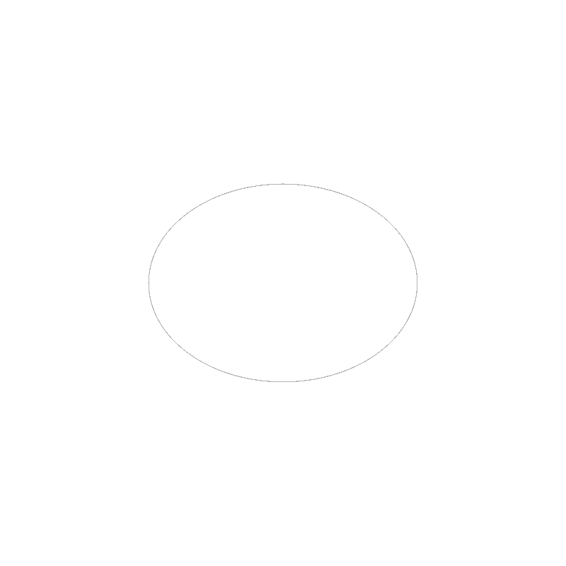 Set de table uni
ovale 28 x 39.5 
(antidérapant) couleur:Blanc