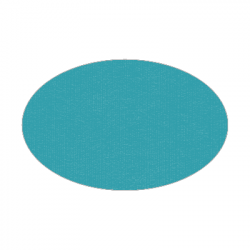 Set de table uni 
ovale 21 x 33
(non tissé 72 gr aspect peau de pêche) couleur:Turquoise