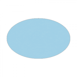 Set de table uni 
ovale 21 x 33
(non tissé 72 gr aspect peau de pêche) couleur:Bleu ciel