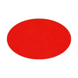 Set de table uni 
ovale 21 x 33
(non tissé 72 gr aspect peau de pêche) couleur:Rouge