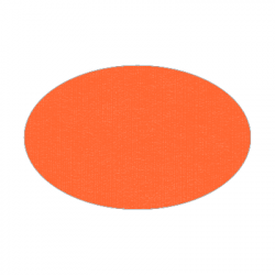 Set de table uni 
ovale 21 x 33
(non tissé 72 gr aspect peau de pêche) couleur:Orange 2