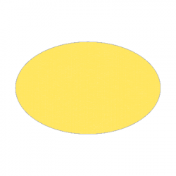 Set de table uni 
ovale 21 x 33
(non tissé 72 gr aspect peau de pêche) couleur:Jaune d'or