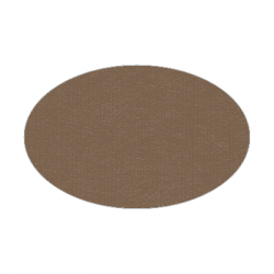 Set de table uni 
ovale 21 x 33
(non tissé 72 gr aspect peau de pêche) couleur:Daim