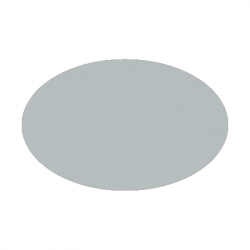Set de table uni 
ovale 21 x 33
(non tissé 72 gr aspect peau de pêche) couleur:Argent