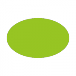 Set de table uni 
ovale 21 x 33 
(antidérapant) couleur:Kiwi