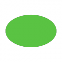 Set de table uni 
ovale 21 x 33 
(antidérapant) couleur:Pomme