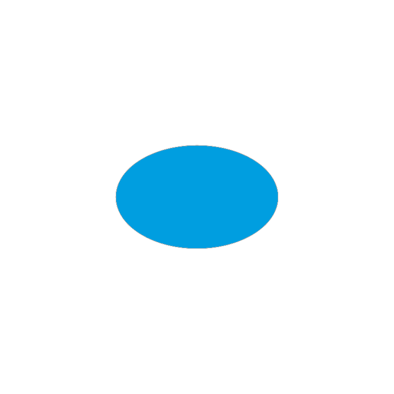 Set de table uni 
ovale 21 x 33 
(antidérapant) couleur:Bleu lagon