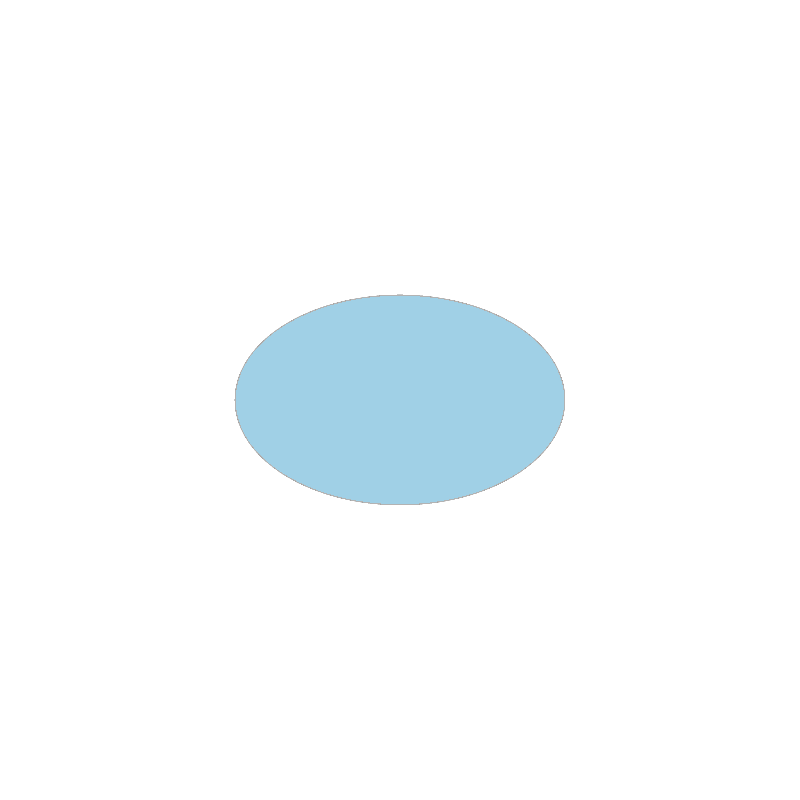 Set de table uni 
ovale 21 x 33 
(antidérapant) couleur:Bleu ciel